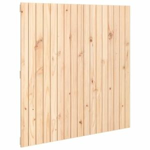 Tömör fenyőfa fali fejtámla 108 x 3 x 110 cm kép