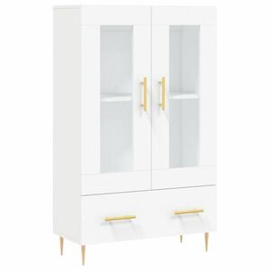 vidaXL fehér szerelt fa magasszekrény 69, 5 x 31 x 115 cm kép