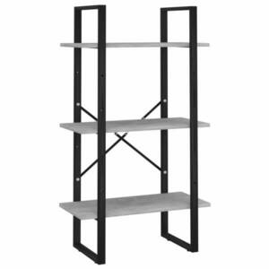 vidaXL szürke forgácslap tárolópolc 60 x 30 x 105 cm kép