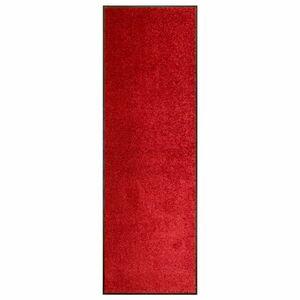 vidaXL piros kimosható lábtörlő 60 x 180 cm kép