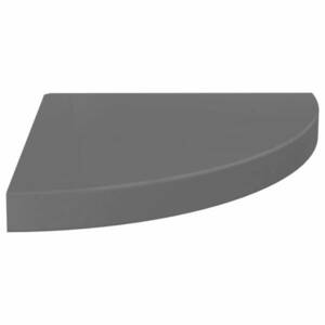 vidaXL szürke MDF lebegő sarokpolc 35 x 35 x 3, 8 cm kép