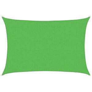 vidaXL világoszöld HDPE napvitorla 160 g/m² 4 x 6 m kép