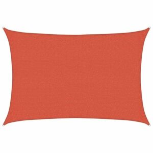 vidaXL terrakotta HDPE napvitorla 160 g/m² 2, 5 x 3, 5 m kép
