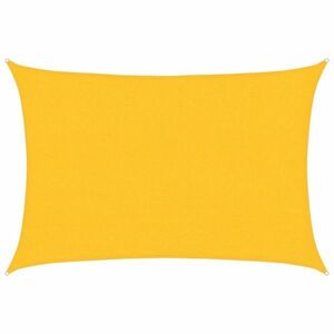 vidaXL sárga HDPE napvitorla 160 g/m² 2, 5 x 3, 5 m kép
