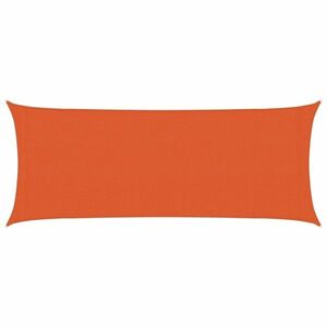 vidaXL narancssárga HDPE napvitorla 160 g/m² 2 x 5 m kép