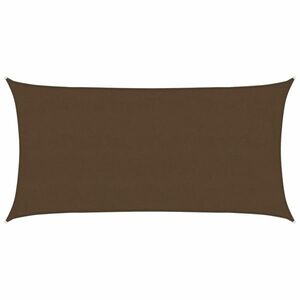 vidaXL barna HDPE napvitorla 160 g/m² 4 x 7 m kép