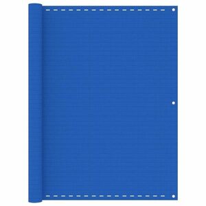 vidaXL kék HDPE erkélytakaró 120 x 500 cm kép