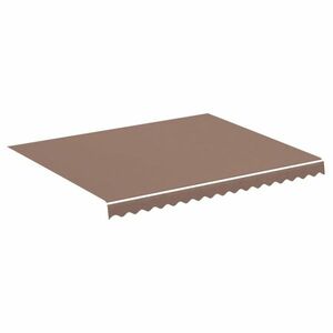 vidaXL barna poliészter pótszövet napellenzőhöz 280 x 245 cm kép