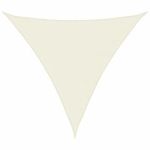 vidaXL krémszínű háromszögű oxford-szövet napvitorla 4, 5 x 4, 5 x 4, 5 m kép