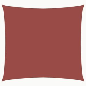 vidaXL terrakotta négyzet alakú oxford-szövet napvitorla 6 x 6 m kép