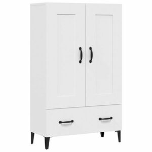 Fehér szerelt fa magasszekrény 70 x 31 x 115 cm kép