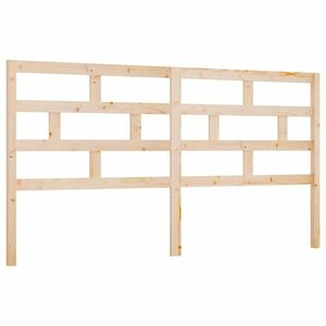 vidaXL tömör fenyőfa ágy fejtámla 206 x 4 x 100 cm kép
