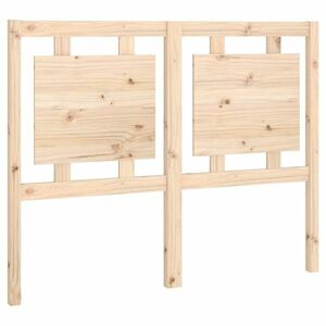 vidaXL tömör fenyőfa ágyfejtámla 125, 5 x 4 x 100 cm kép
