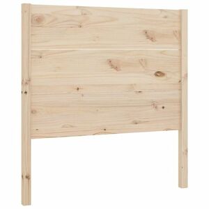 vidaXL tömör fenyőfa fejtámla 106 x 4 x 100 cm kép