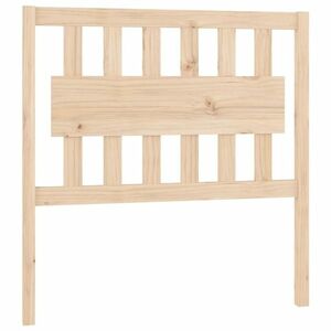 vidaXL tömör fenyőfa ágyfejtámla 95, 5 x 4 x 100 cm kép