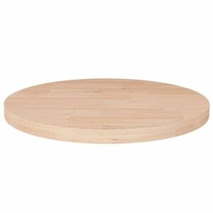 vidaXL kerek kezeletlen tömör tölgyfa asztallap Ø40 x 2, 5 cm kép