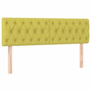 vidaXL 2 db zöld szövet fejtámla 72 x 7 x 78/88 cm kép