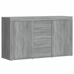 vidaXL szürke sonoma színű szerelt fa tálalószekrény 120 x 36 x 69 cm kép