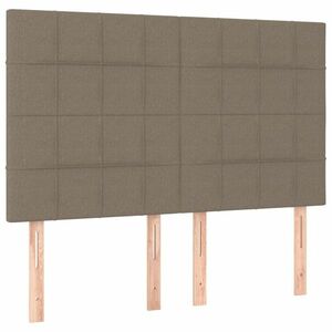 4 db tópszínű szövet fejtámla 72 x 5 x 78/88 cm kép