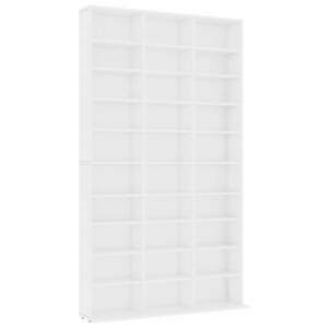 vidaXL fehér szerelt fa CD-szekrény 102 x 16 x 177, 5 cm kép