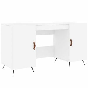 vidaXL fehér szerelt fa íróasztal 140 x 50 x 75 cm kép