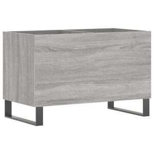 Szürke sonoma színű szerelt fa hanglemezszekrény 74, 5x38x48 cm kép