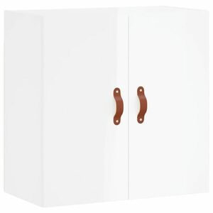 vidaXL magasfényű fehér szerelt fa faliszekrény 60x31x60 cm kép