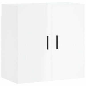 vidaXL magasfényű fehér szerelt fa faliszekrény 60x31x60 cm kép
