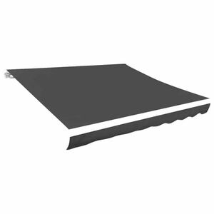 vidaXL szürke poliészter pótszövet napellenzőhöz 280 x 245 cm kép