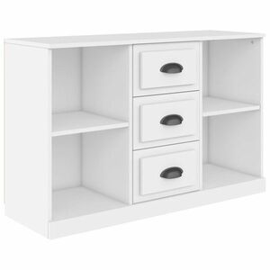 vidaXL fehér szerelt fa tálalószekrény 104, 5 x 35, 5 x 67, 5 cm kép