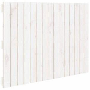 vidaXL fehér tömör fenyőfa fali fejtámla 95, 5 x 3 x 60 cm kép
