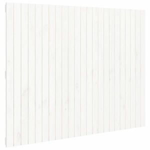 vidaXL fehér tömör fenyőfa fali fejtámla 146, 5x3x110 cm kép
