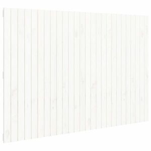vidaXL fehér tömör fenyőfa fali fejtámla 166 x 3 x 110 cm kép