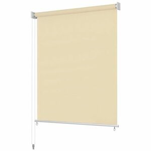 vidaXL krémszínű kültéri roló 225 (Szé) x 140 (Ma) cm kép