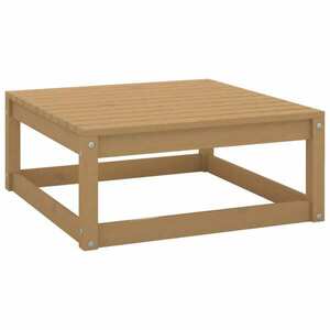 Mézbarna tömör fenyőfa kerti lábtartó kép
