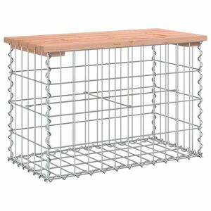 vidaXL tömör duglászfenyő gabion kerti pad 63x31, 5x42 cm kép