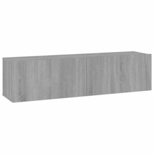 vidaXL szürke sonoma színű szerelt fa TV-szekrény 120 x 30 x 30 cm kép