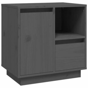 vidaXL tömör fenyőfa éjjeliszekrény 50 x 34 x 50 cm kép