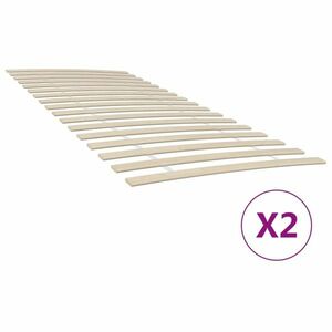 vidaXL 2 db 34 léces ágyrács 100x200 cm kép