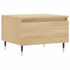 vidaXL sonoma tölgy színű szerelt fa dohányzóasztal 50x46x35 cm kép