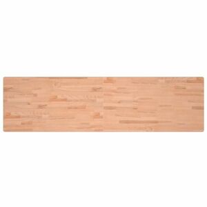 vidaXL tömör bükkfa íróasztallap 200 x 55 x 2, 5 cm kép