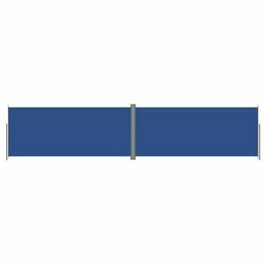 vidaXL kék behúzható oldalsó napellenző 220 x 1000 cm kép