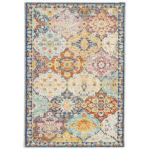 vidaXL ARBIZU többszínű vintage stílusú bel-/kültéri szőnyeg 160x230cm kép