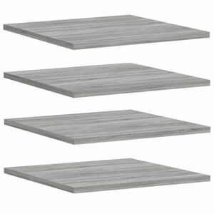vidaXL 4 db szürke sonoma színű szerelt fa fali polc 40 x 50 x 1, 5 cm kép