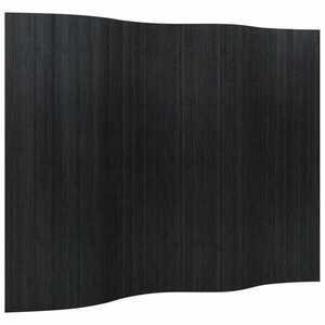vidaXL fekete bambusz térelválasztó 165 x 250 cm kép