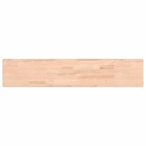 vidaXL tömör bükkfa fali polc 100 x 20 x 4 cm kép