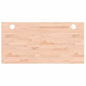 vidaXL tömör bükkfa íróasztallap 100 x 50 x 2, 5 cm kép