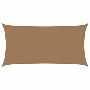 vidaXL tópszínű HDPE napvitorla 160 g/m² 3 x 6 m kép