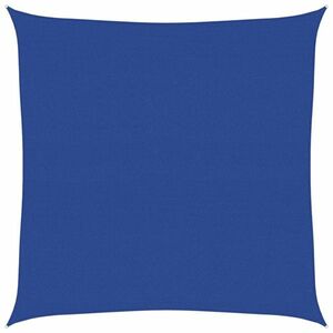 vidaXL kék négyzet alakú HDPE napvitorla 160 g/m² 5x5 m kép