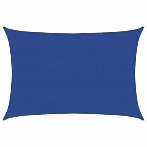 vidaXL kék négyszögletű HDPE napvitorla 160 g/m² 5x6 m kép